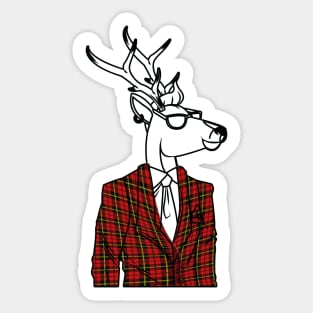 Scottish Deer Sticker